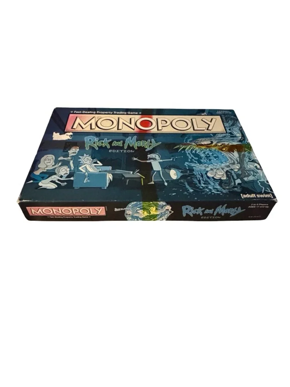 2016 Monopoly Rick and Morty Edition USAopoly Adult Board Game Appears Complete